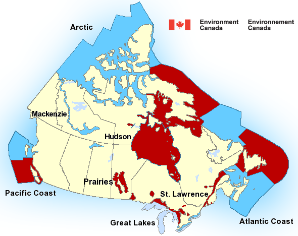 Map of Prairies - Manitoba Lakes marine weather areas