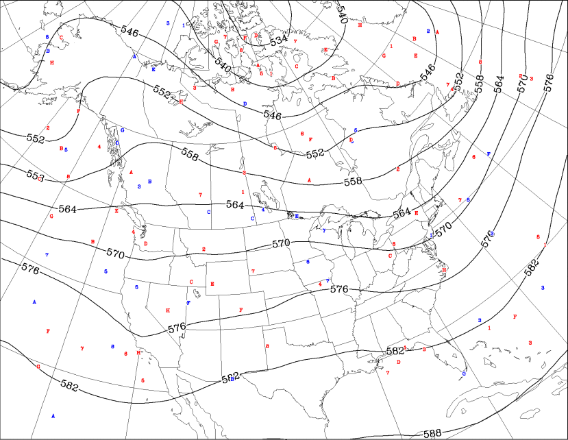 GZ 500 forecast