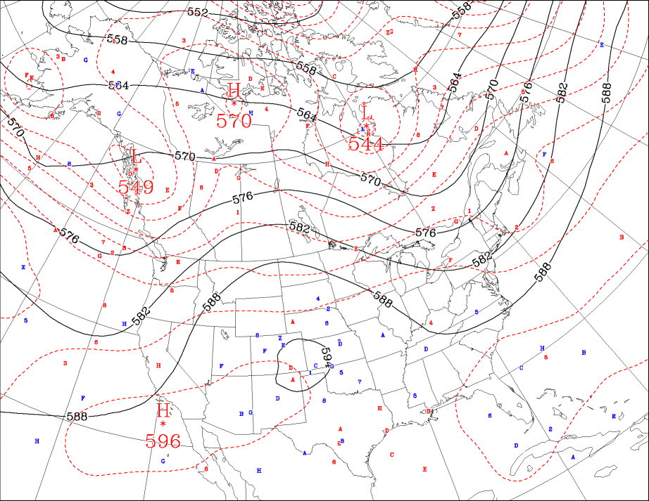 GZ 500 forecast