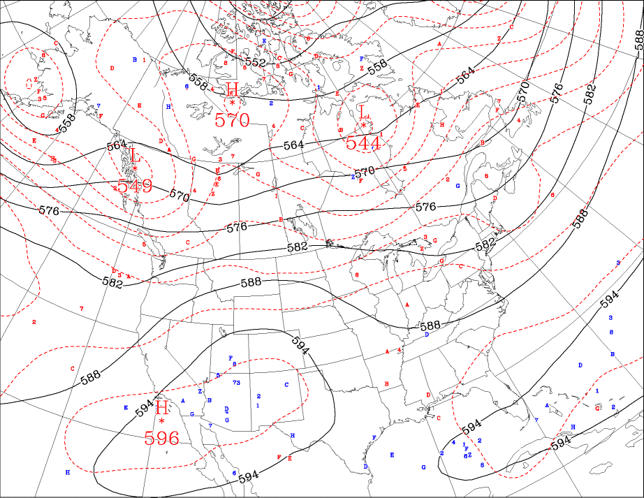 GZ 500 forecast