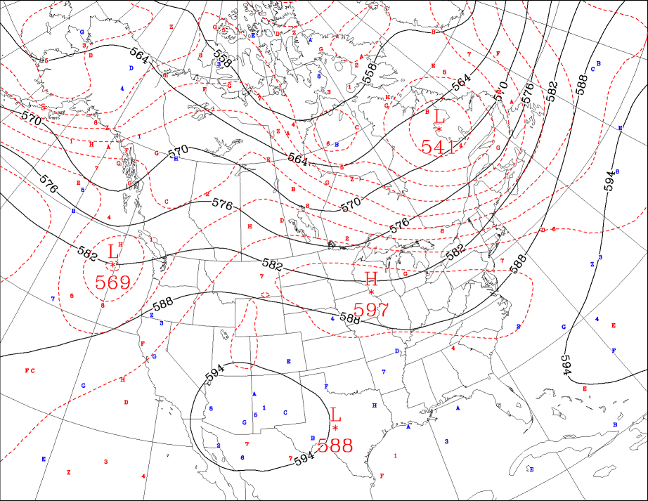 GZ 500 forecast