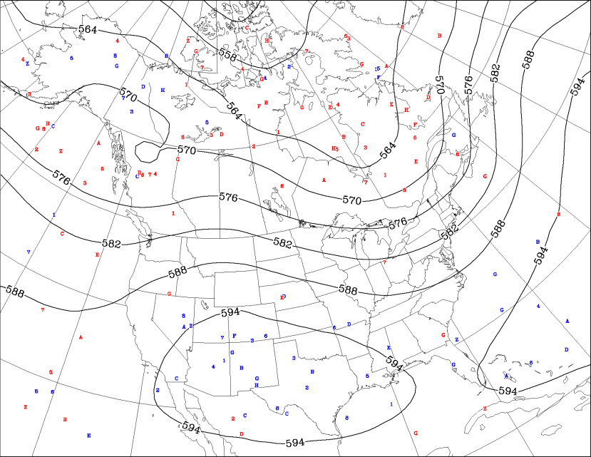 GZ 500 forecast
