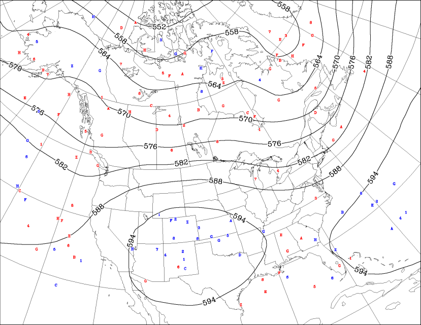 GZ 500 forecast