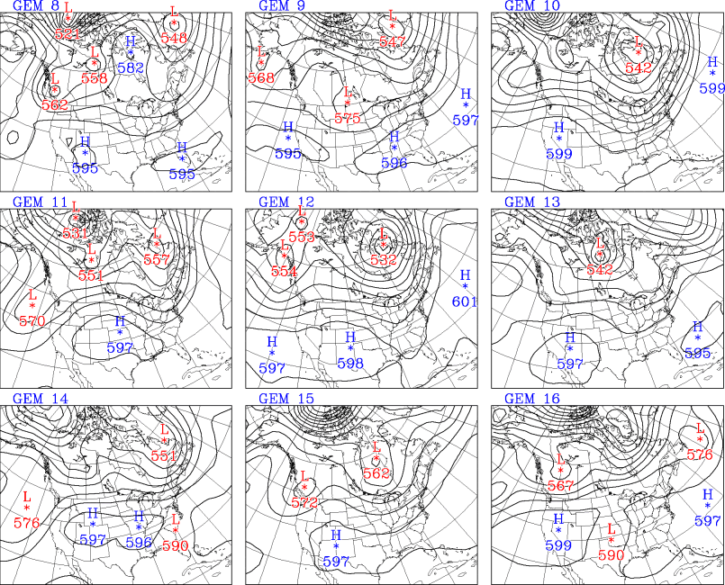 GZ 500 forecast