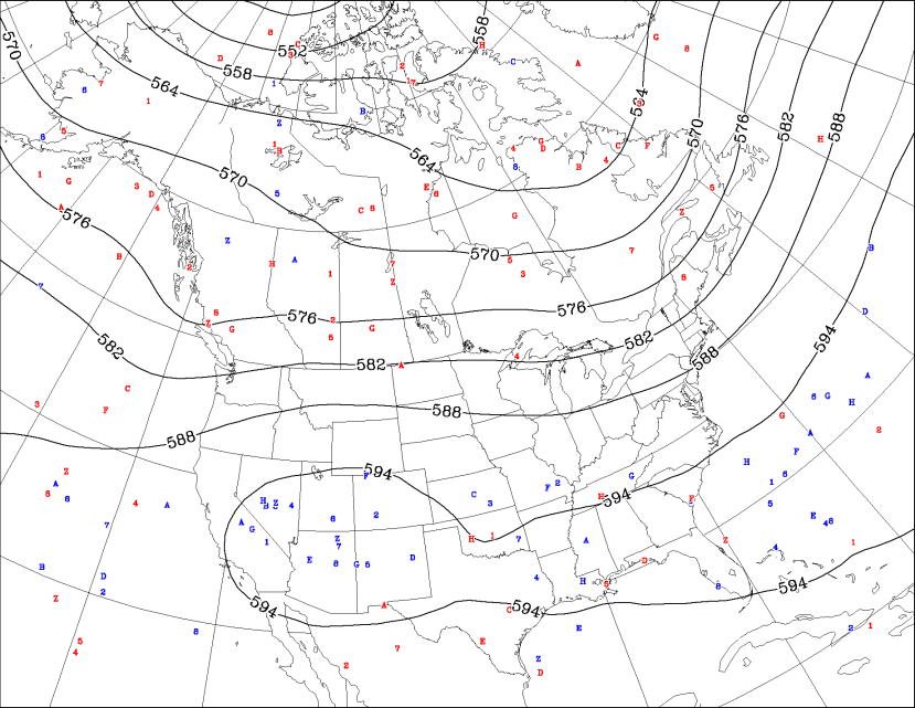 GZ 500 forecast