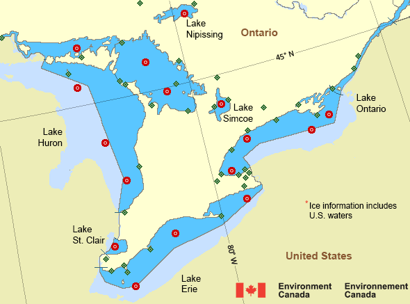 Southern Georgian Bay Lake Erie And Lake Ontario Environment