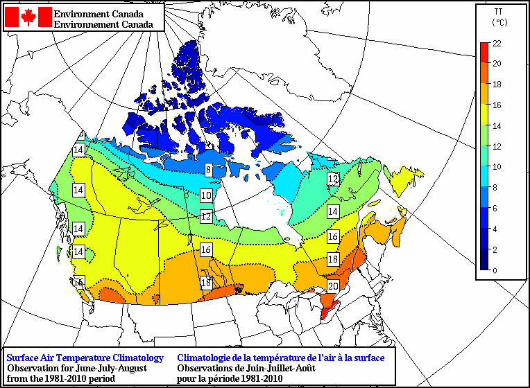 weather and climate of canada