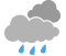 Periods of rain or drizzle