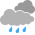 Periods of rain or drizzle